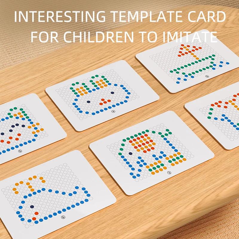 Magnetic Board with Beads & Pen