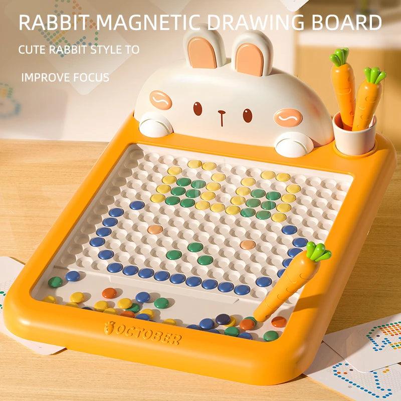 Magnetic Board with Beads & Pen