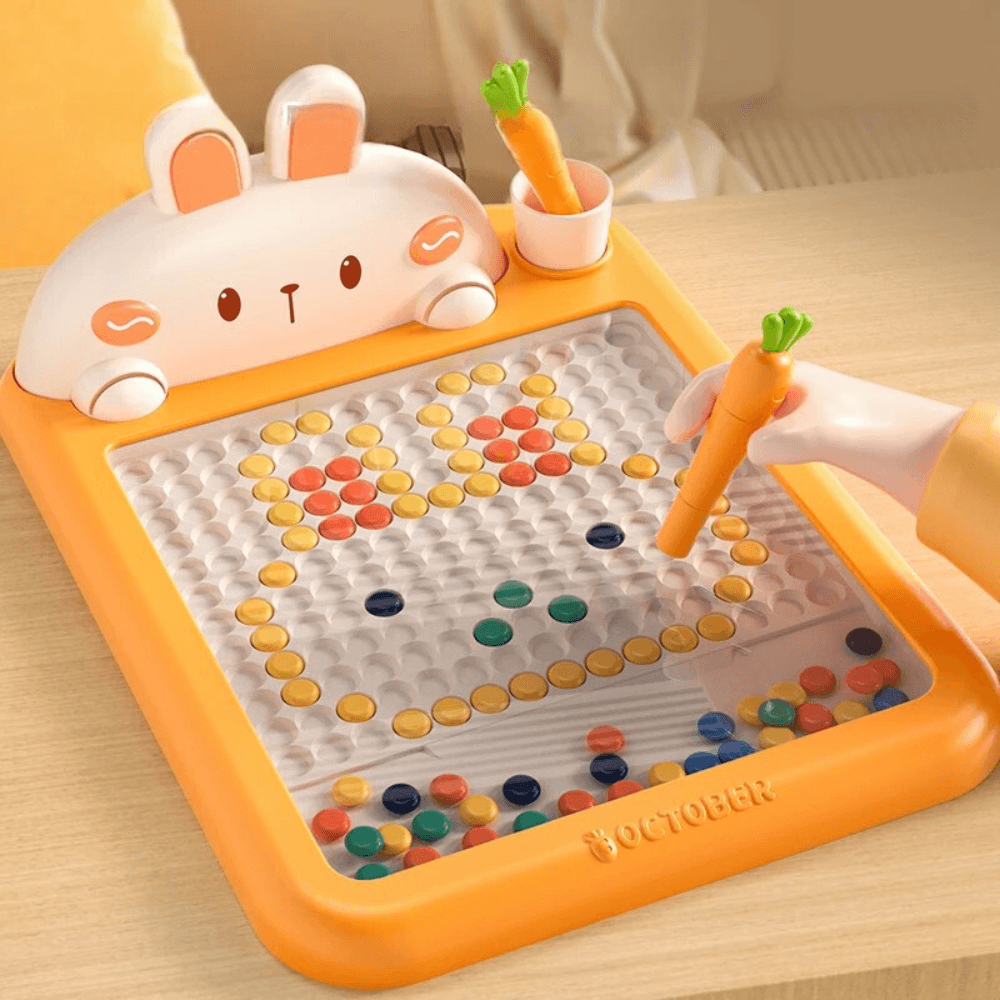 Magnetic Board with Beads & Pen