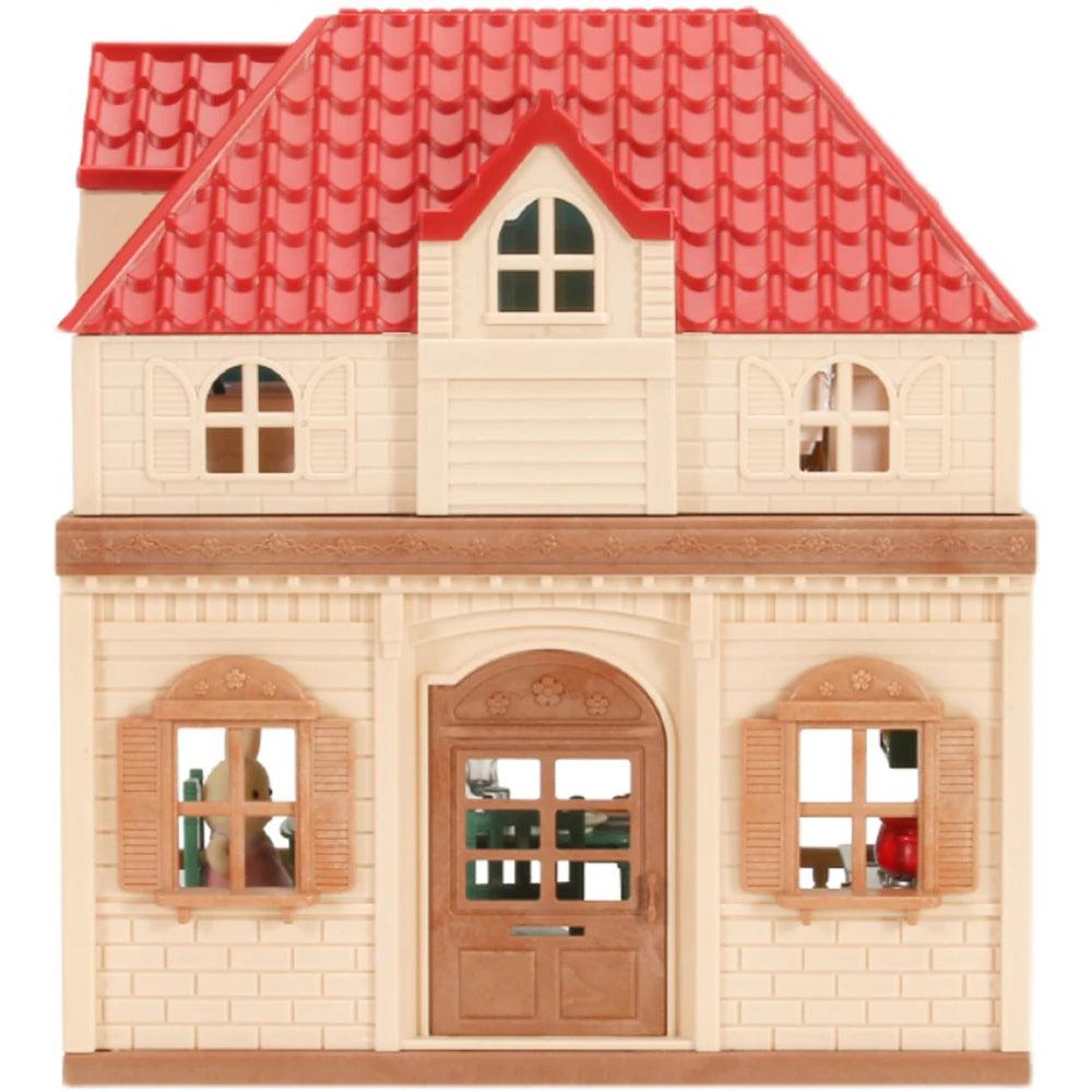 Doll House with Furniture Set