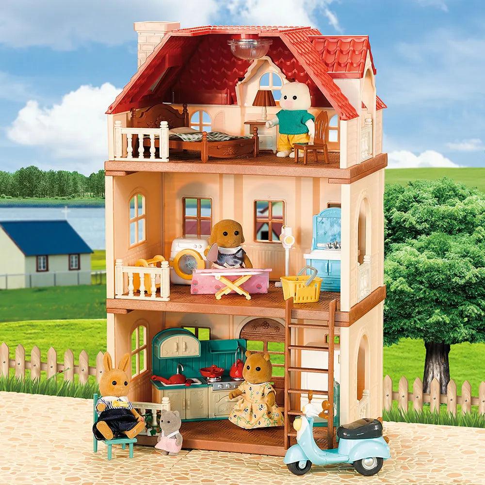 Doll House with Furniture Set