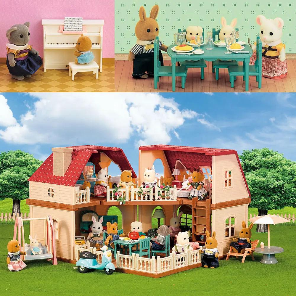 Doll House with Furniture Set