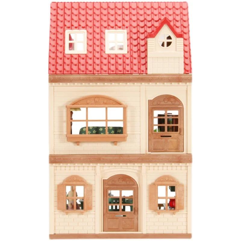 Doll House with Furniture Set